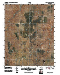 Alabaster Caverns Oklahoma Historical topographic map, 1:24000 scale, 7.5 X 7.5 Minute, Year 2010