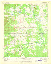 Albion Oklahoma Historical topographic map, 1:24000 scale, 7.5 X 7.5 Minute, Year 1971