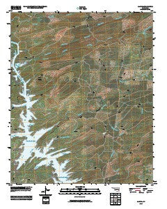 Alikchi Oklahoma Historical topographic map, 1:24000 scale, 7.5 X 7.5 Minute, Year 2010