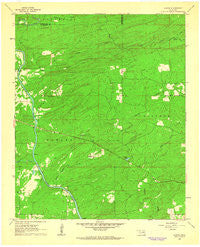 Alikchi Oklahoma Historical topographic map, 1:24000 scale, 7.5 X 7.5 Minute, Year 1962