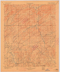 Alikchi Oklahoma Historical topographic map, 1:125000 scale, 30 X 30 Minute, Year 1901