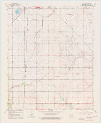 Altus SE Oklahoma Historical topographic map, 1:24000 scale, 7.5 X 7.5 Minute, Year 1963