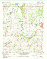 Anadarko West Oklahoma Historical topographic map, 1:24000 scale, 7.5 X 7.5 Minute, Year 1979