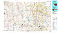 Anadarko Oklahoma Historical topographic map, 1:100000 scale, 30 X 60 Minute, Year 1986