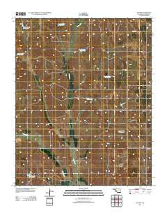 Anthon Oklahoma Historical topographic map, 1:24000 scale, 7.5 X 7.5 Minute, Year 2012