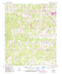 Antlers West Oklahoma Historical topographic map, 1:24000 scale, 7.5 X 7.5 Minute, Year 1961