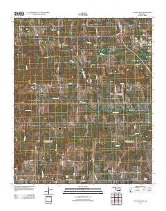 Antlers West Oklahoma Historical topographic map, 1:24000 scale, 7.5 X 7.5 Minute, Year 2013
