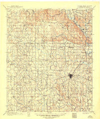 Ardmore Oklahoma Historical topographic map, 1:125000 scale, 30 X 30 Minute, Year 1901
