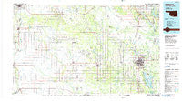 Ardmore Oklahoma Historical topographic map, 1:100000 scale, 30 X 60 Minute, Year 1986