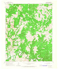 Avant NW Oklahoma Historical topographic map, 1:24000 scale, 7.5 X 7.5 Minute, Year 1966