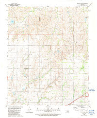 Baker Lake Oklahoma Historical topographic map, 1:24000 scale, 7.5 X 7.5 Minute, Year 1989