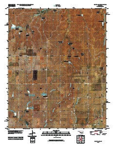 Baker Lake Oklahoma Historical topographic map, 1:24000 scale, 7.5 X 7.5 Minute, Year 2010