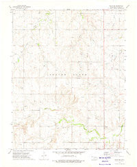 Balko NE Oklahoma Historical topographic map, 1:24000 scale, 7.5 X 7.5 Minute, Year 1973