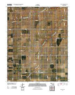 Balko SW Oklahoma Historical topographic map, 1:24000 scale, 7.5 X 7.5 Minute, Year 2010