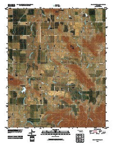 Bally Mountain Oklahoma Historical topographic map, 1:24000 scale, 7.5 X 7.5 Minute, Year 2010