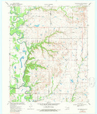 Bartlesville SE Oklahoma Historical topographic map, 1:24000 scale, 7.5 X 7.5 Minute, Year 1970