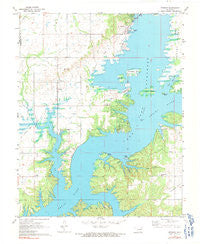 Bernice Oklahoma Historical topographic map, 1:24000 scale, 7.5 X 7.5 Minute, Year 1971