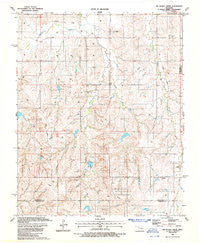 Big Kiowa Creek Oklahoma Historical topographic map, 1:24000 scale, 7.5 X 7.5 Minute, Year 1987