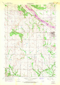 Bixby Oklahoma Historical topographic map, 1:24000 scale, 7.5 X 7.5 Minute, Year 1957