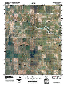 Blackwell NW Oklahoma Historical topographic map, 1:24000 scale, 7.5 X 7.5 Minute, Year 2010