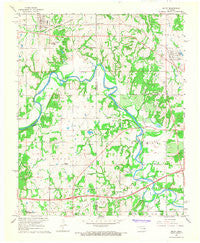 Boley Oklahoma Historical topographic map, 1:24000 scale, 7.5 X 7.5 Minute, Year 1967