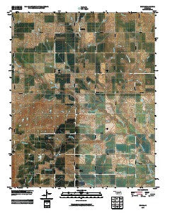 Boone Oklahoma Historical topographic map, 1:24000 scale, 7.5 X 7.5 Minute, Year 2009