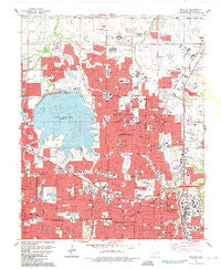 Britton Oklahoma Historical topographic map, 1:24000 scale, 7.5 X 7.5 Minute, Year 1986