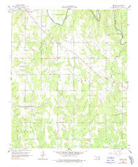 Bruno Oklahoma Historical topographic map, 1:24000 scale, 7.5 X 7.5 Minute, Year 1957