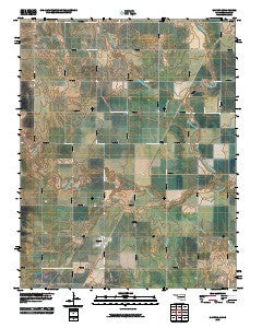 Capron Oklahoma Historical topographic map, 1:24000 scale, 7.5 X 7.5 Minute, Year 2010