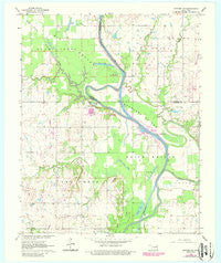 Catoosa SE Oklahoma Historical topographic map, 1:24000 scale, 7.5 X 7.5 Minute, Year 1963