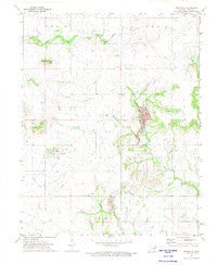 Centralia Oklahoma Historical topographic map, 1:24000 scale, 7.5 X 7.5 Minute, Year 1972