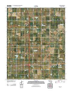 Ceres Oklahoma Historical topographic map, 1:24000 scale, 7.5 X 7.5 Minute, Year 2012