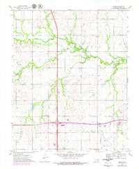 Ceres Oklahoma Historical topographic map, 1:24000 scale, 7.5 X 7.5 Minute, Year 1972