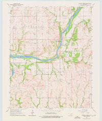 Charley Creek Oklahoma Historical topographic map, 1:24000 scale, 7.5 X 7.5 Minute, Year 1963