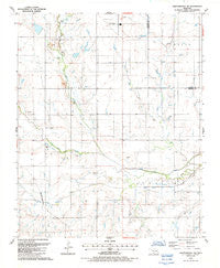 Chattanooga SW Oklahoma Historical topographic map, 1:24000 scale, 7.5 X 7.5 Minute, Year 1987