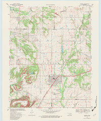 Chelsea Oklahoma Historical topographic map, 1:24000 scale, 7.5 X 7.5 Minute, Year 1970