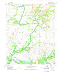 Childers Oklahoma Historical topographic map, 1:24000 scale, 7.5 X 7.5 Minute, Year 1972