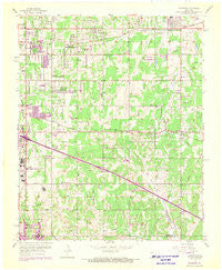 Choctaw Oklahoma Historical topographic map, 1:24000 scale, 7.5 X 7.5 Minute, Year 1956