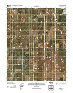 Clinton NE Oklahoma Historical topographic map, 1:24000 scale, 7.5 X 7.5 Minute, Year 2012