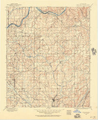Coalgate Oklahoma Historical topographic map, 1:125000 scale, 30 X 30 Minute, Year 1896