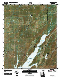Coalgate SE Oklahoma Historical topographic map, 1:24000 scale, 7.5 X 7.5 Minute, Year 2010