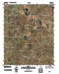 Cole Oklahoma Historical topographic map, 1:24000 scale, 7.5 X 7.5 Minute, Year 2009