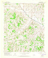 Cole Oklahoma Historical topographic map, 1:24000 scale, 7.5 X 7.5 Minute, Year 1965