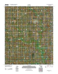 Comanche SE Oklahoma Historical topographic map, 1:24000 scale, 7.5 X 7.5 Minute, Year 2012