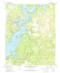 Cookson Oklahoma Historical topographic map, 1:24000 scale, 7.5 X 7.5 Minute, Year 1972