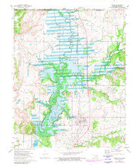 Copan Oklahoma Historical topographic map, 1:24000 scale, 7.5 X 7.5 Minute, Year 1972