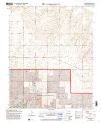 Crawford Oklahoma Historical topographic map, 1:24000 scale, 7.5 X 7.5 Minute, Year 1998