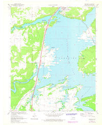 Crowder Oklahoma Historical topographic map, 1:24000 scale, 7.5 X 7.5 Minute, Year 1971