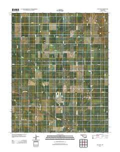 Dacoma Oklahoma Historical topographic map, 1:24000 scale, 7.5 X 7.5 Minute, Year 2012