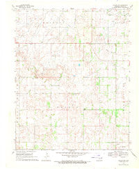 Dacoma SW Oklahoma Historical topographic map, 1:24000 scale, 7.5 X 7.5 Minute, Year 1969